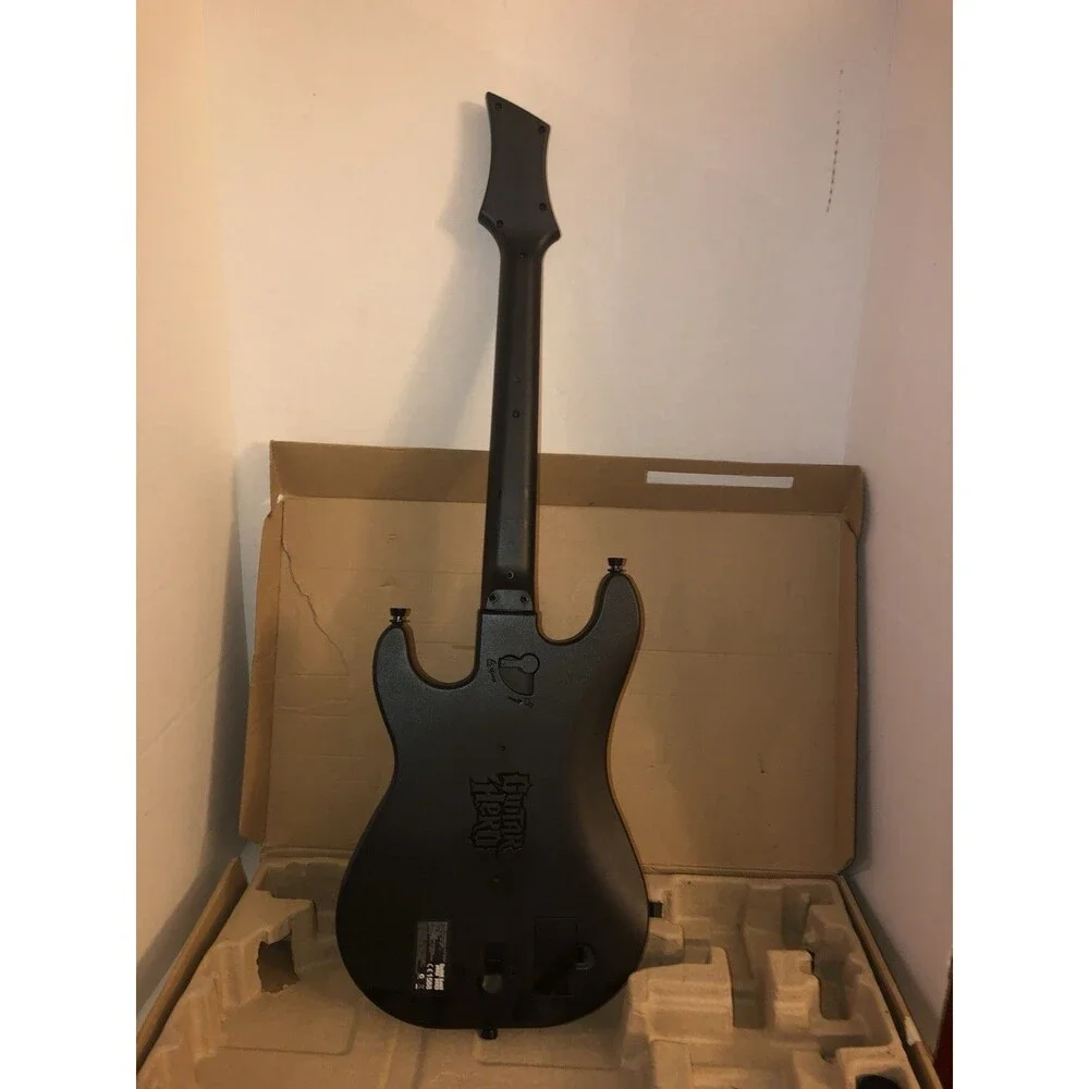 Guitar Hero 5 PS3 Wireless Guitar Controller Dongle Box Complete w/ Strap